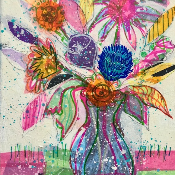 Original Floral painting by Sharon Durgom - Picture 3 of 5